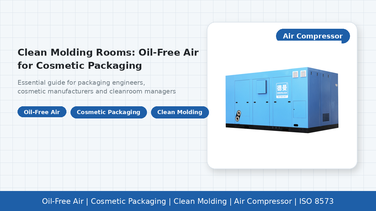 Clean Molding Rooms: Oil-Free Air for Cosmetic Packaging