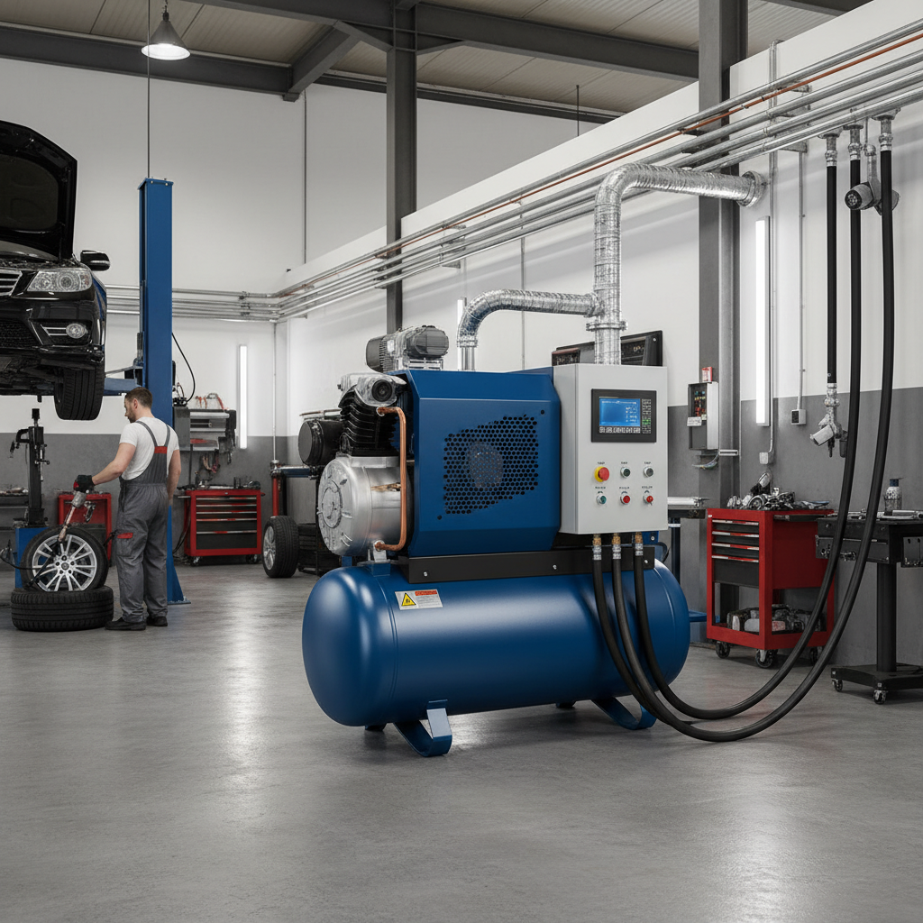 Pm Vsd Screw Air Compressor For Automotive Repair And Maintenance