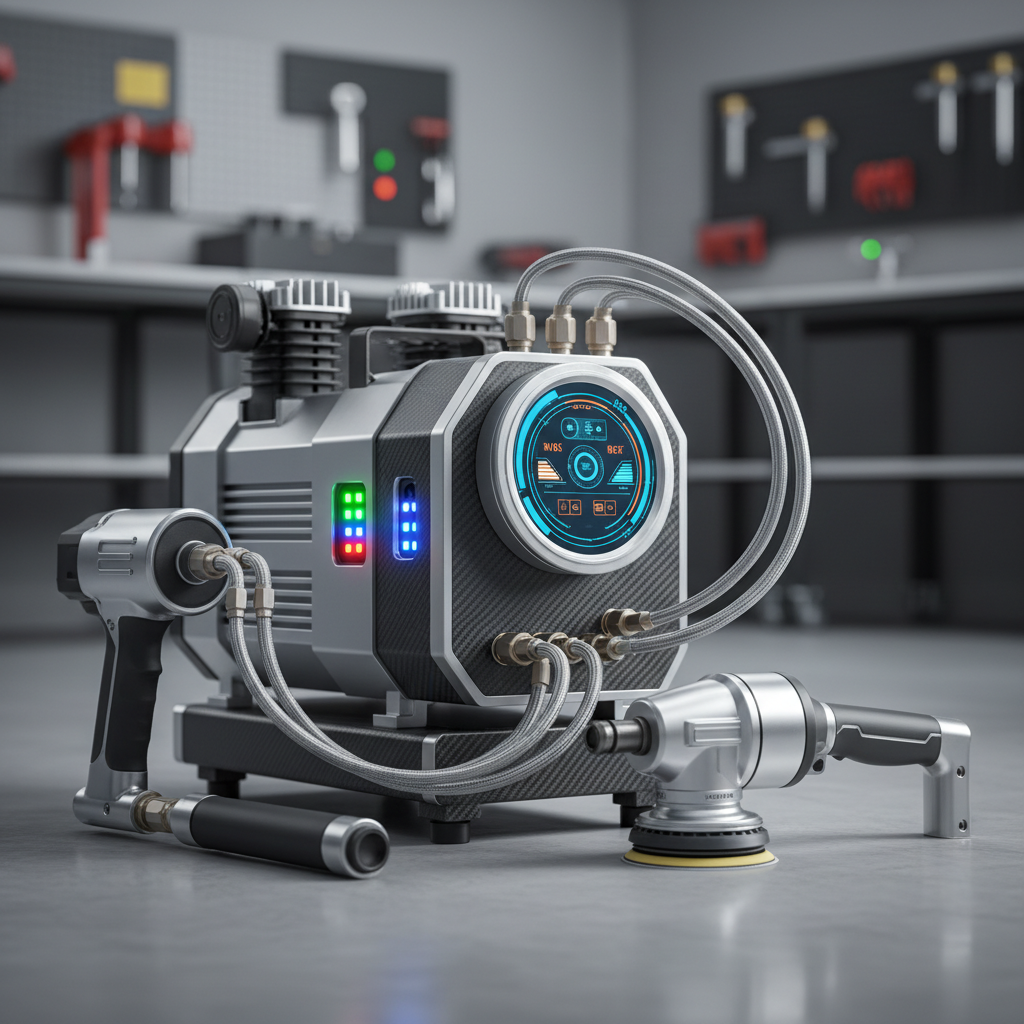 Intelligent Air Compressor For Powering Pneumatic Tools