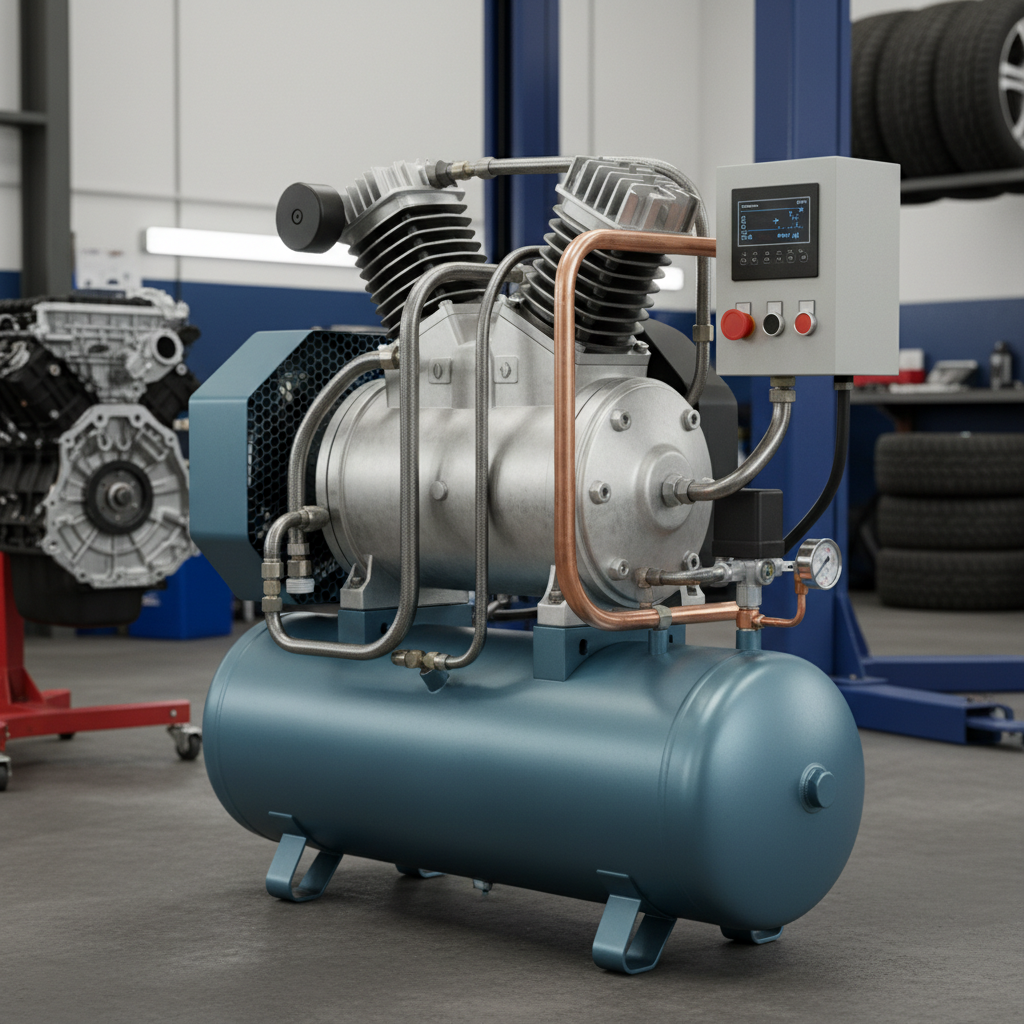 Screw Style Air Compressor For Automotive Repair And Maintenance