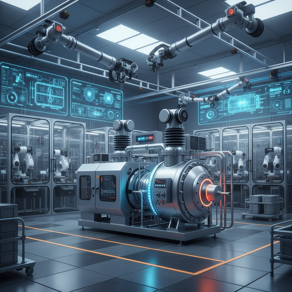 Two Stage Compression Air Compressor For Smart Factory Automation