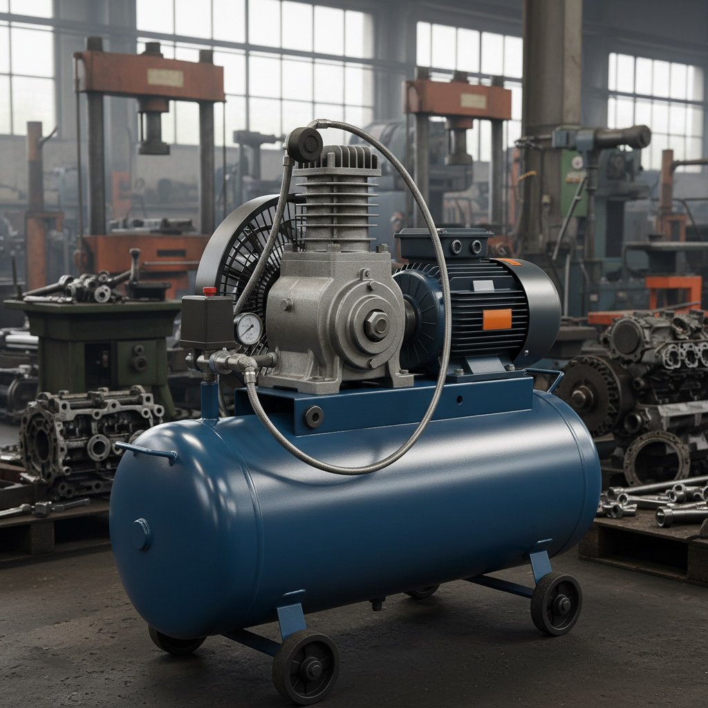 Single Stage Air Compressor For Heavy-Duty Mechanical Work