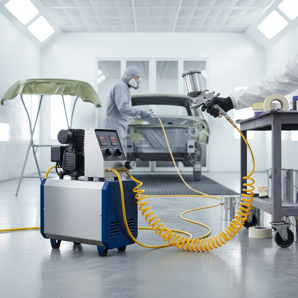Energy-Saving Air Compressor For Painting And Spraying Applications