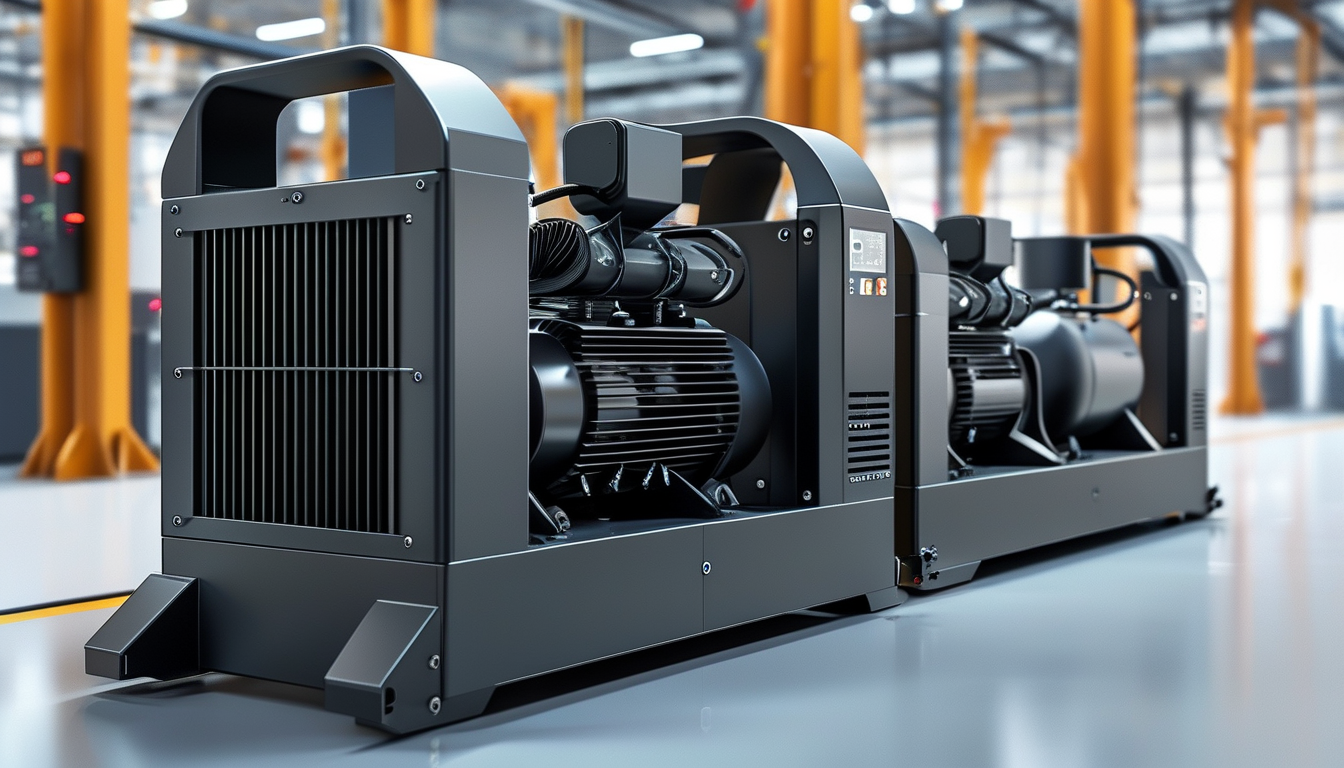 High-Tech Air Compressor For Smart Factory Automation