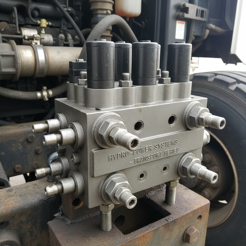 Hydraulic Manifold Block For Transportation And Commercial Vehicles