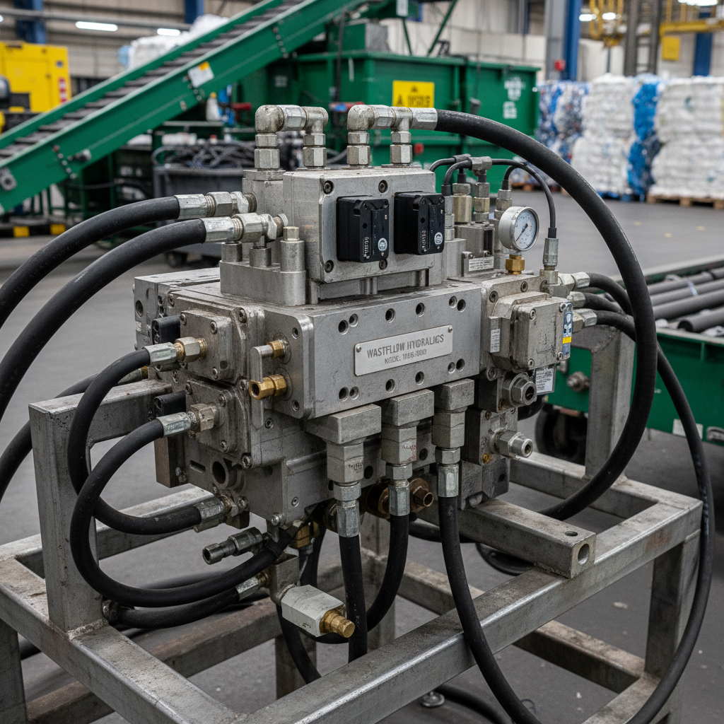 Hydraulic Manifold Block Assembly For Waste Management And Recycling Systems