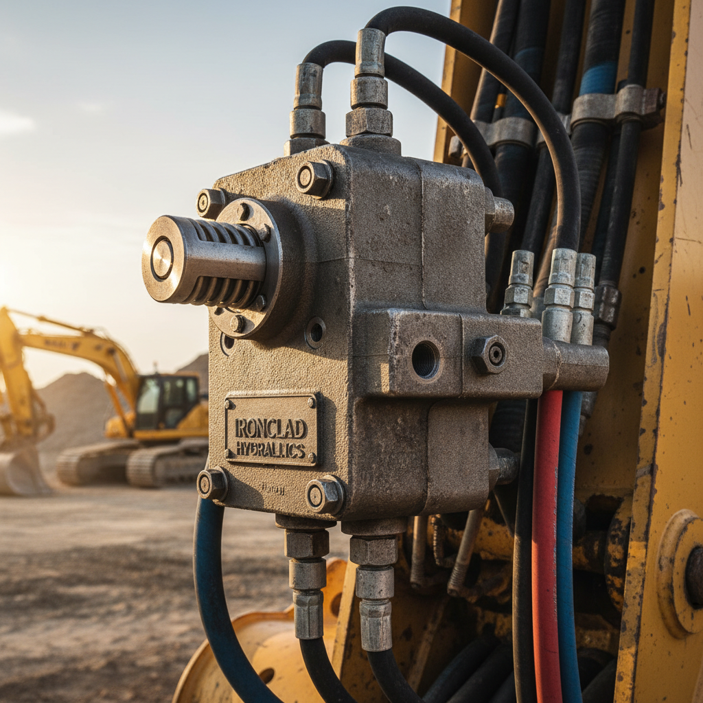 Hydraulic Check Valve Block For Construction And Earthmoving Machinery