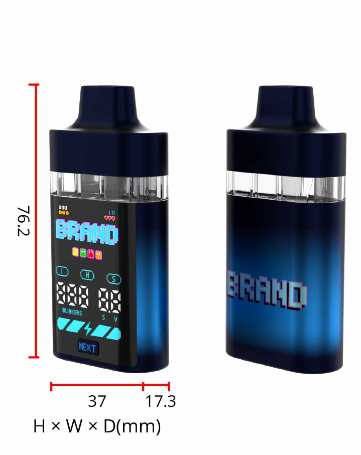 Cube Vapes уређај са три резервоара, све у једном паметни вејп