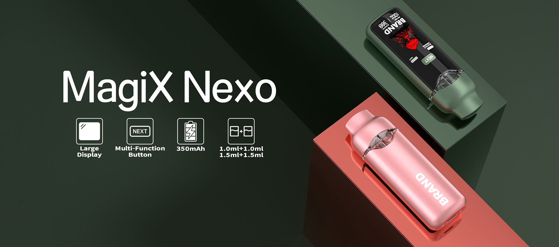 Magix Nexo CBD THC kétkamrás vape hardver kerámia mag (1)