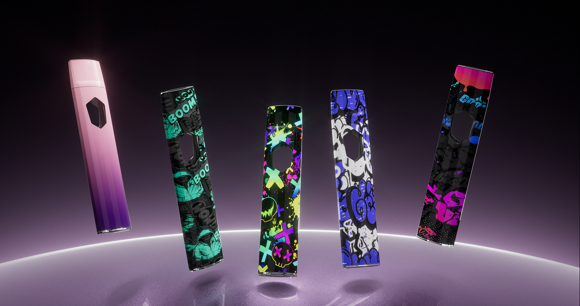 Slim Disposable Device All-in-One CBD THC HHC Vape Hardware (7)