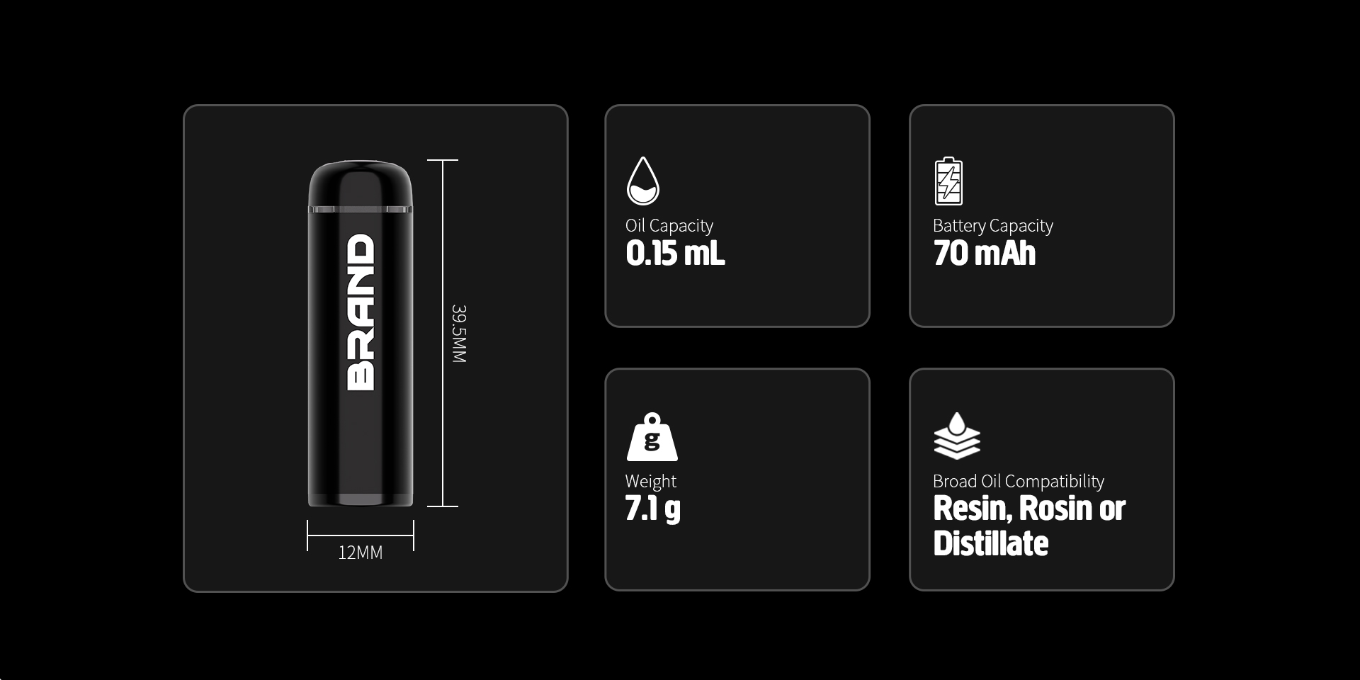 CBD Vape Aero Tip Mini Olajkészülék Eldobható Vape Szűrő (7)