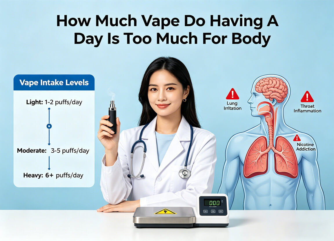 how much vape liquid per day Researchers tested over 1,300 vape devices and discovered traces of  nicotine, alcohol, cannabinoids, and even fecal contamination. According to  the study, every puff delivers a nasty mix of bacteria and microorganisms  straight