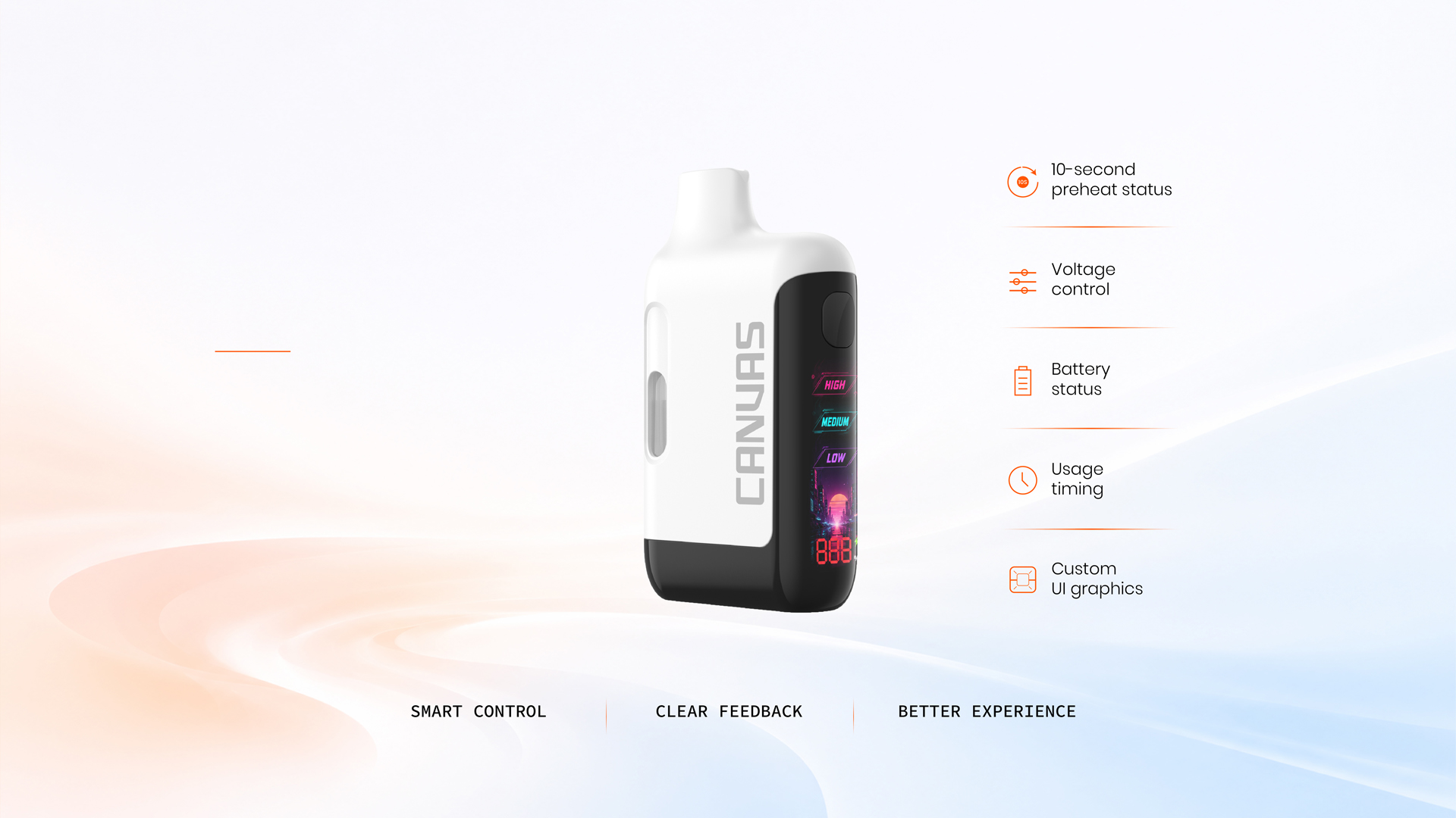 Premium Canvas CBD THC Vape Device Smart Cannabis Hardware (5)
