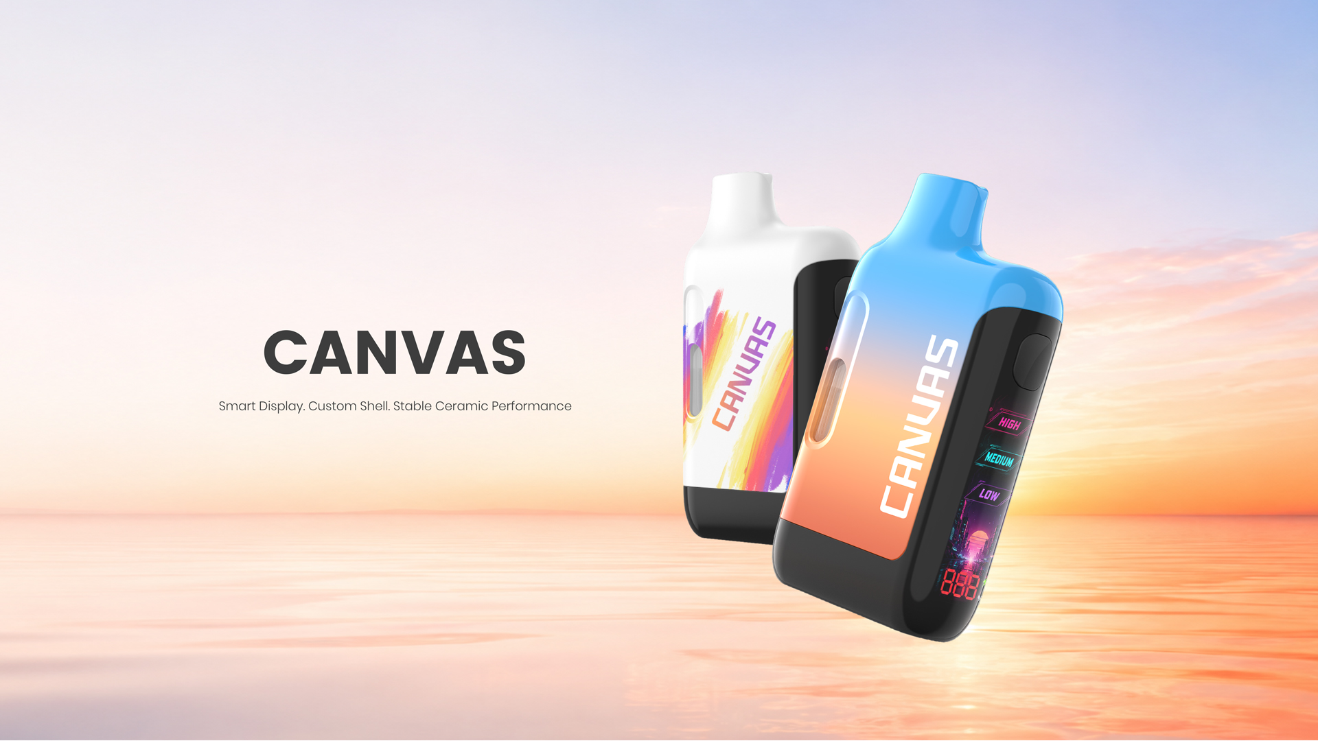 Premium Canvas CBD THC Vape Device Smart Cannabis Hardware
