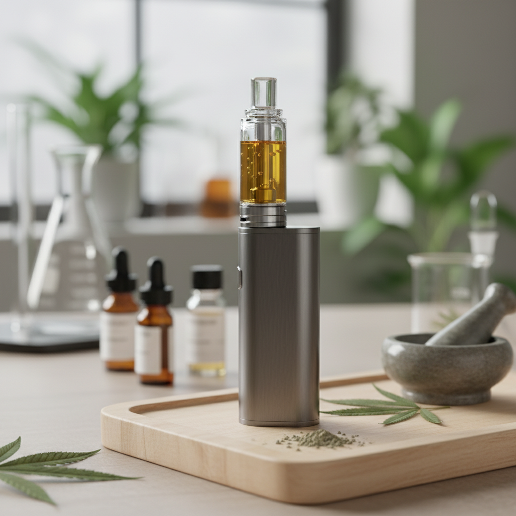 CBD brendi startaplari uchun distillyatorli kartridjli vape