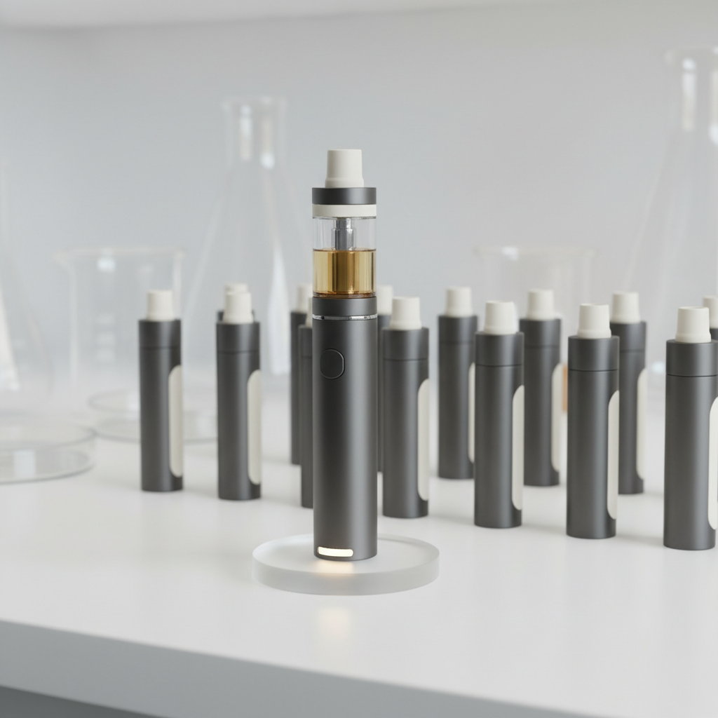 Oq yorliqli mahsulot liniyalari uchun CBG Vape qurilmasi