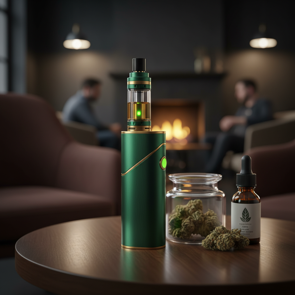 Dam olish maskanlari uchun kannabis klublari uchun CBD qayta to'ldiriladigan vape