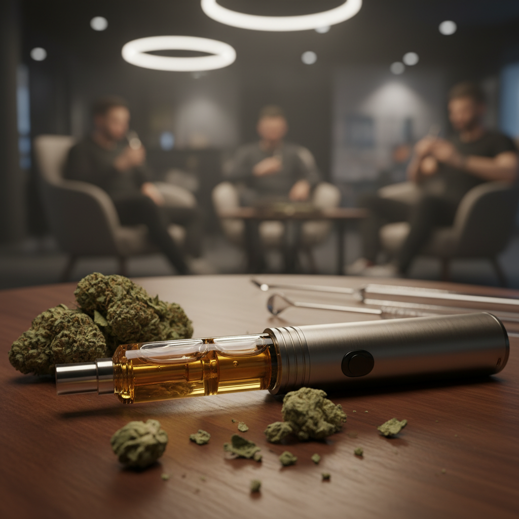 Dam olish maskanlari uchun kannabis klublari uchun distillat kartrij moyi