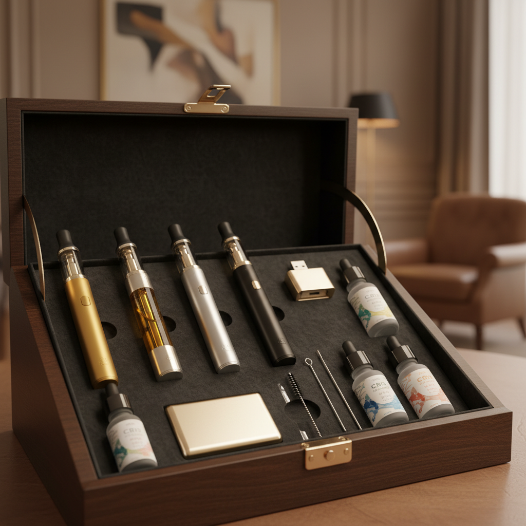 Premium sovg'a to'plamlari uchun CBD qayta to'ldiriladigan vape