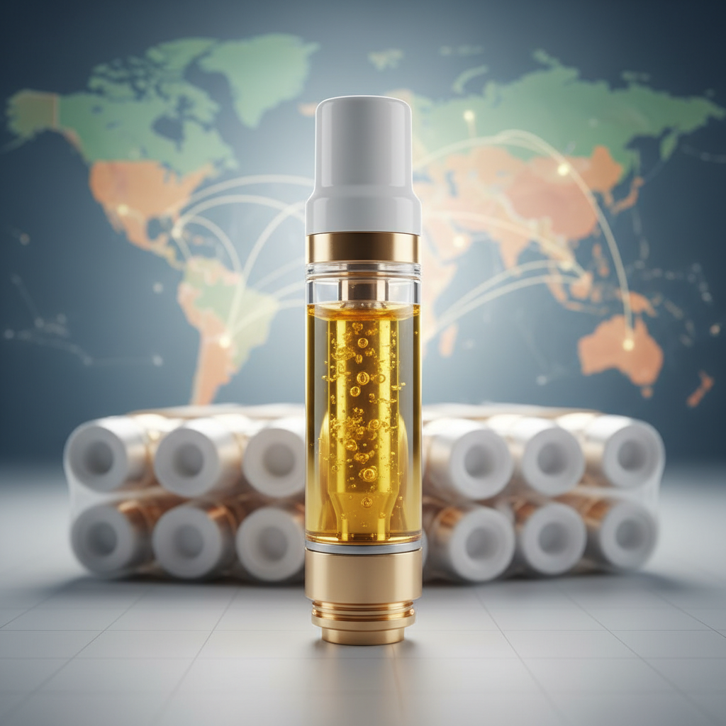 Xalqaro eksport bozorlari uchun CBD distillat kartriji