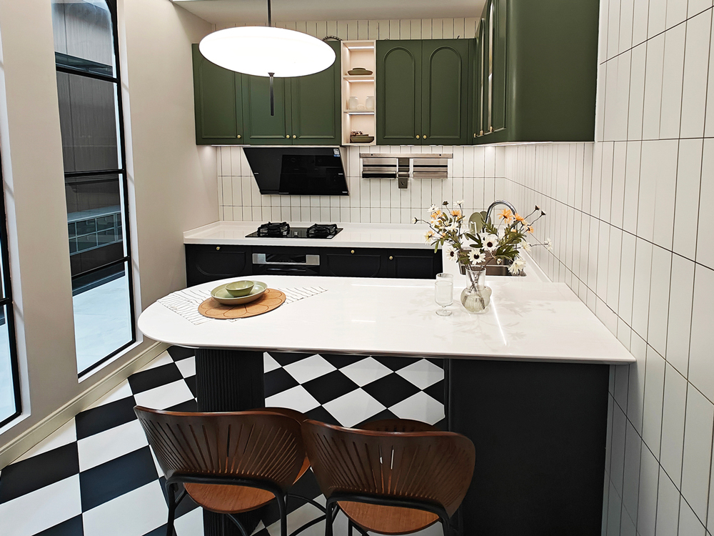 Illuminating New Kitchen Aesthetics with Pure White Solid Surface Marble