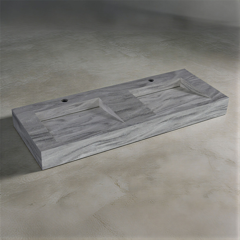 Solid Surface Double Basin (2)