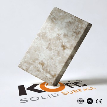 Hot selling in the Middle East HW3802 3660*760*12mm thick acrylic solid surface marble sheet for bathroom vanity top