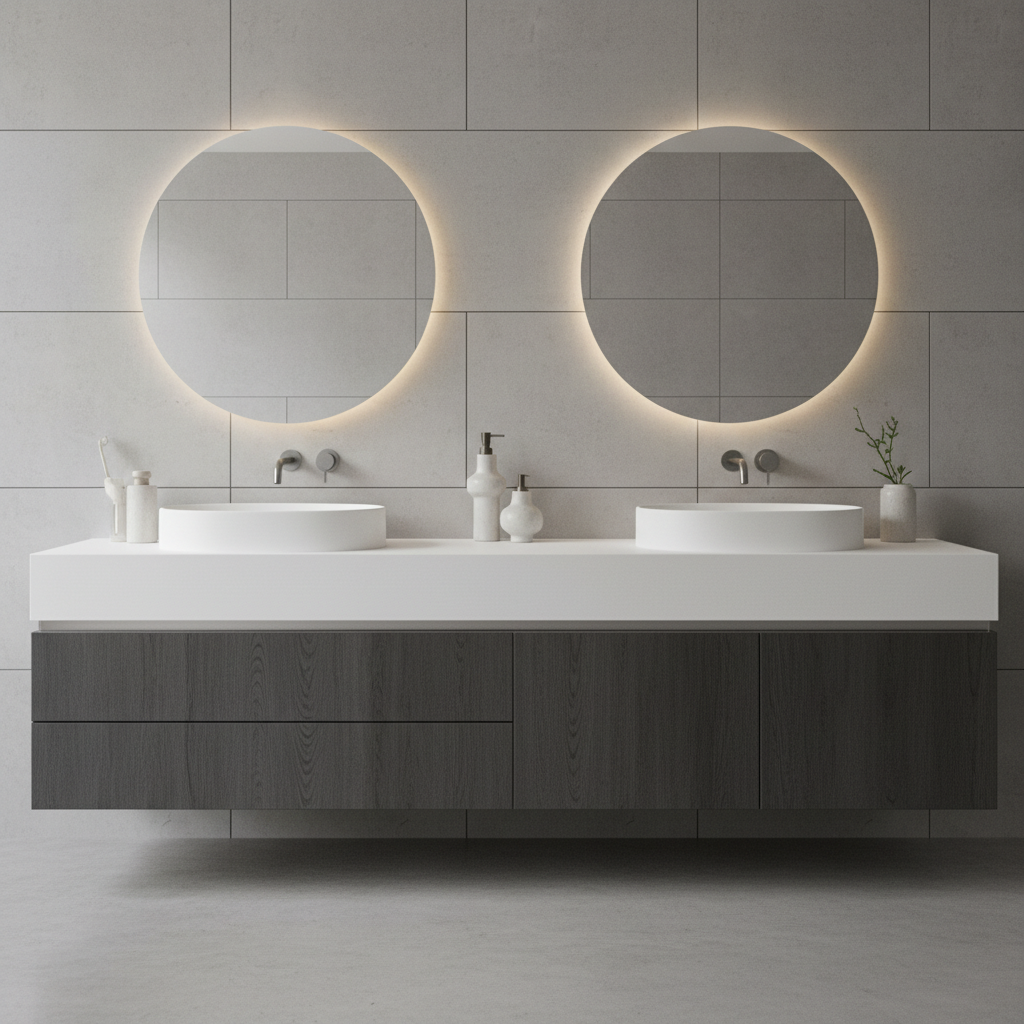 Solid Surface Bathroom Countertops For Modern Home Furniture Parts