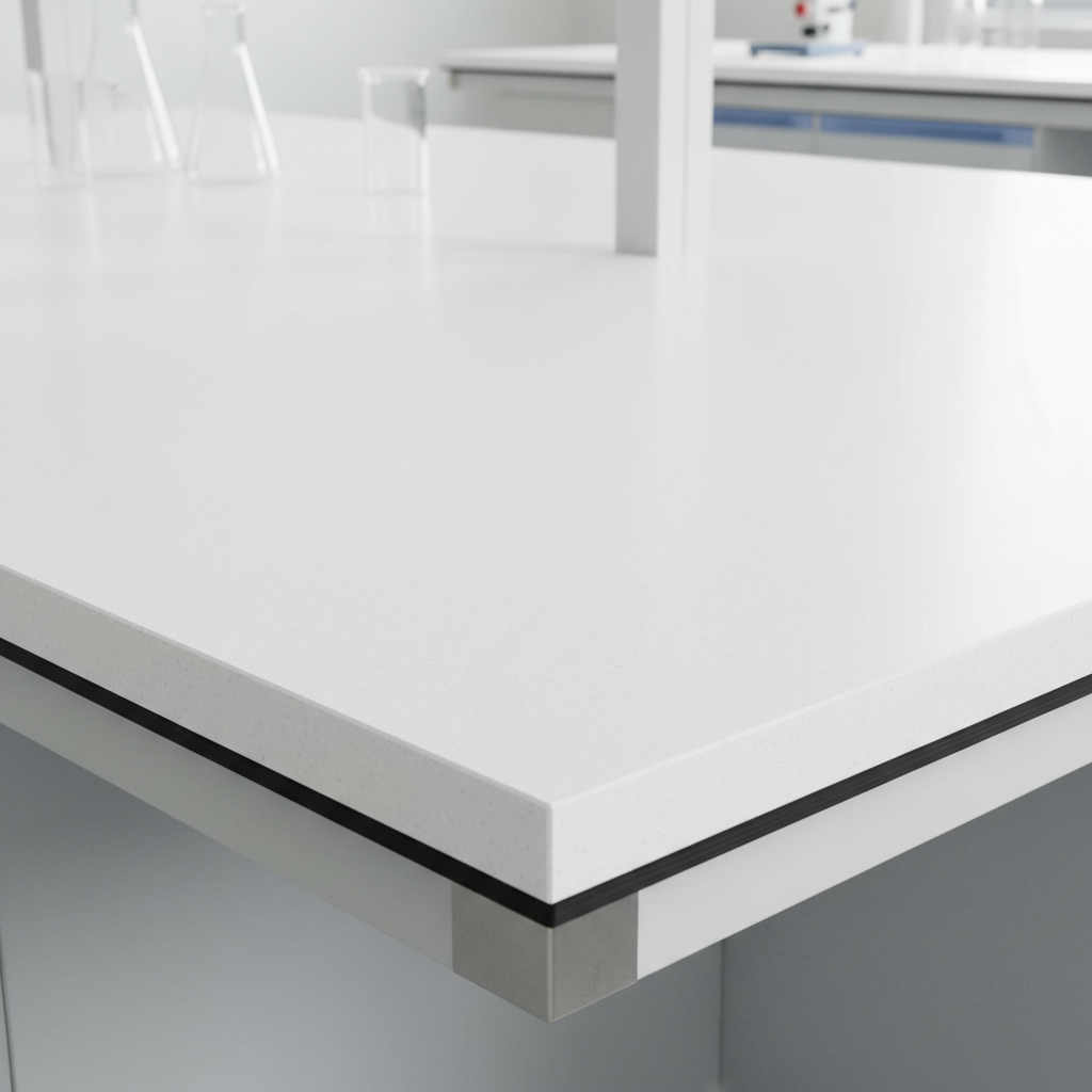 Pure Solid Surface Sheet For School Laboratory Benches