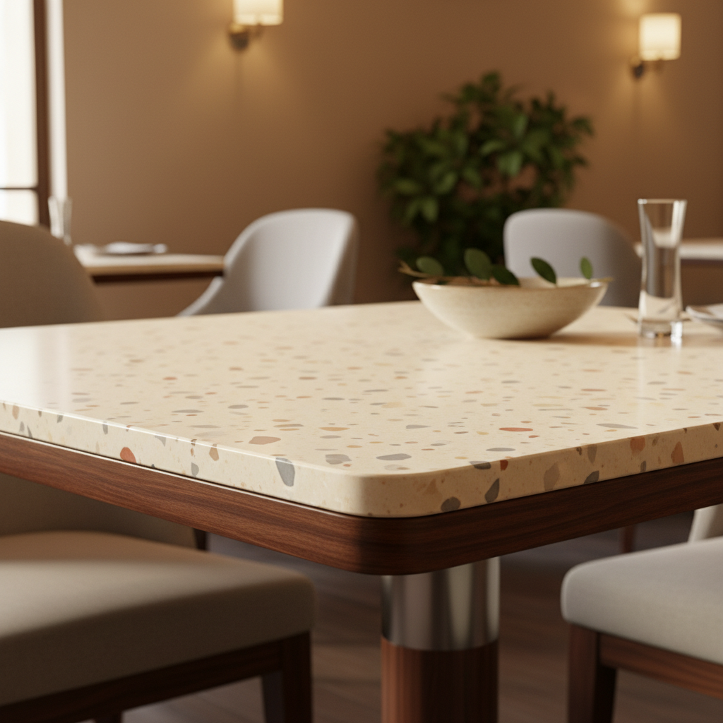 Solid Surface Sheet For Restaurant Dining Tables