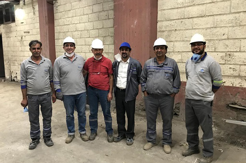 Zn Induction Furnace Installation