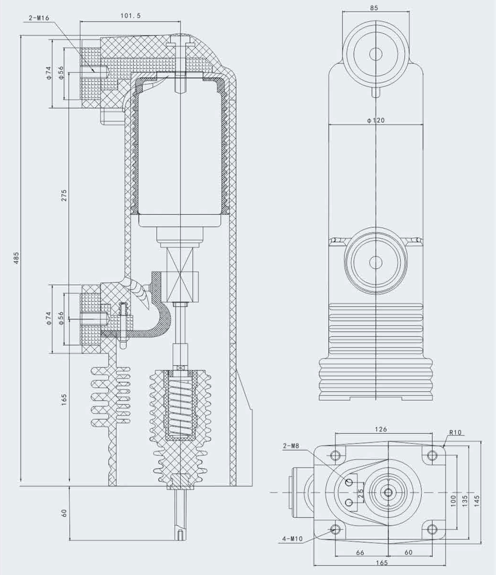 Especificaciones compatibles con VPP-12, 630-25, 1250-31.5A