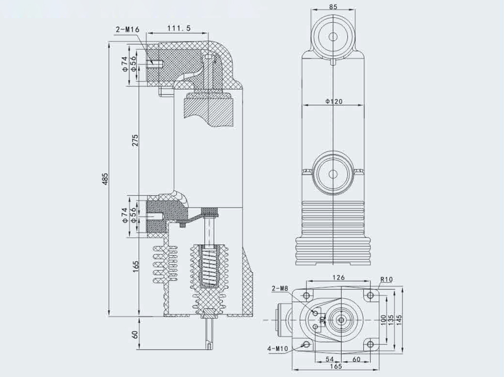 Especificaciones compatibles con VVP-12, 1250-31.5A, 630-25, 1250, -25, 1250-31.5A