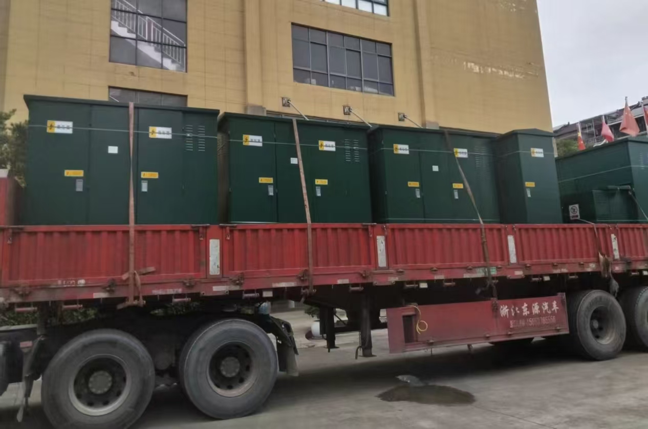 Depart fully loaded, transformer loaded for shipment