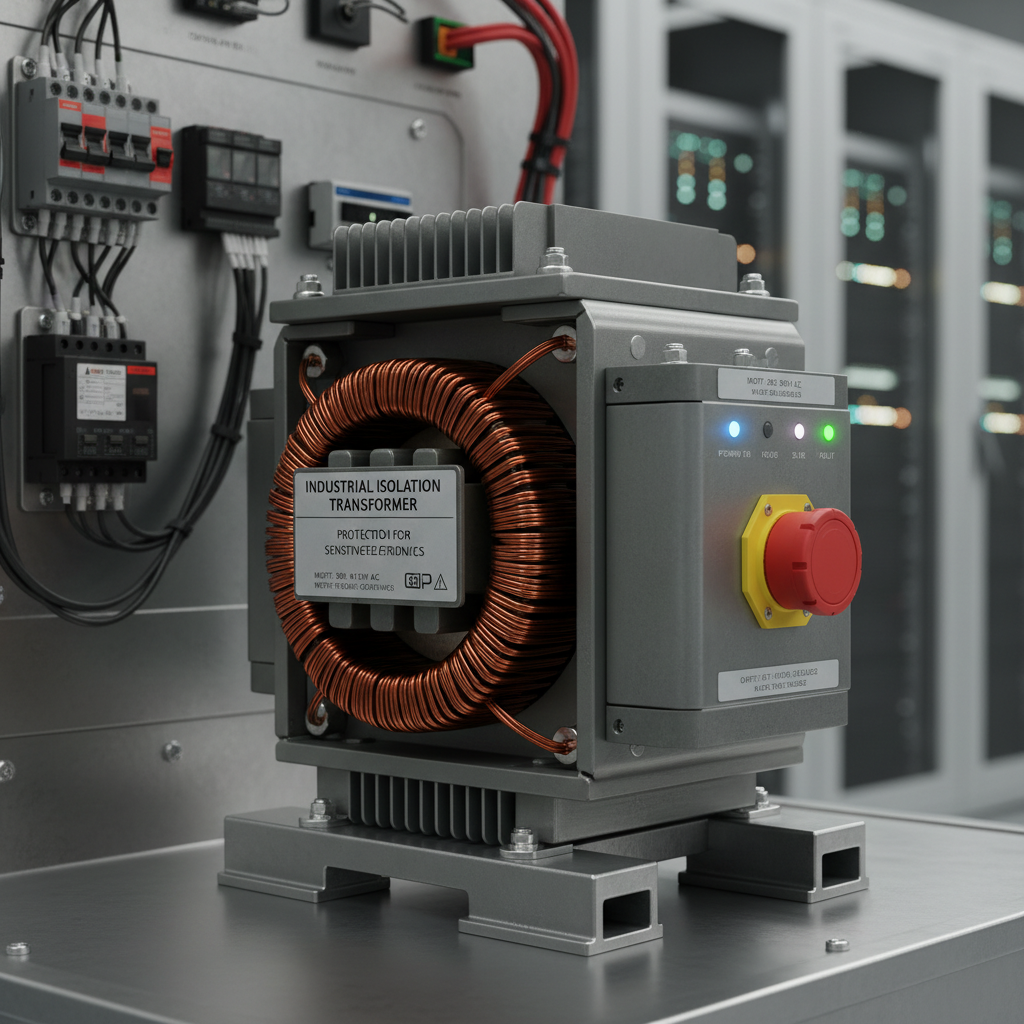 Power Supply Transformer For Protecting Sensitive Electronic Control Circuits