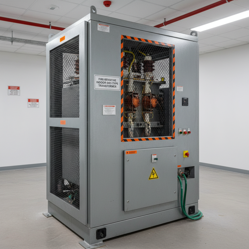 Substation Transformer For Fire-Sensitive Indoor Dry-Type Installations
