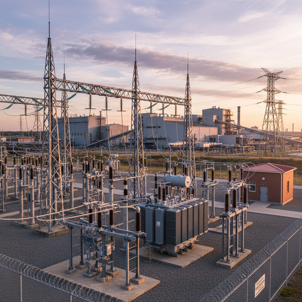Distribution Substation For Industrial Substation Power Supply