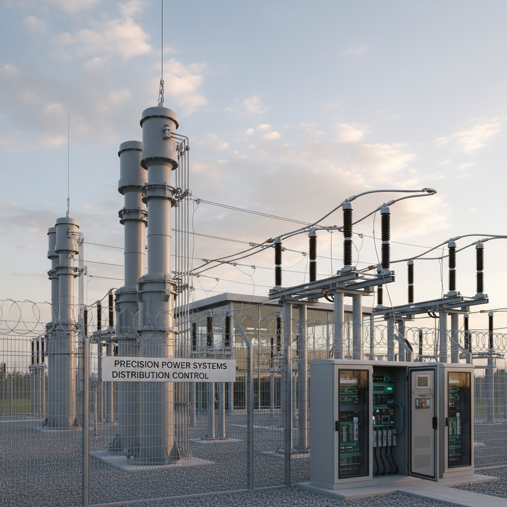 Distribution Substation For Precise Current And Voltage Monitoring