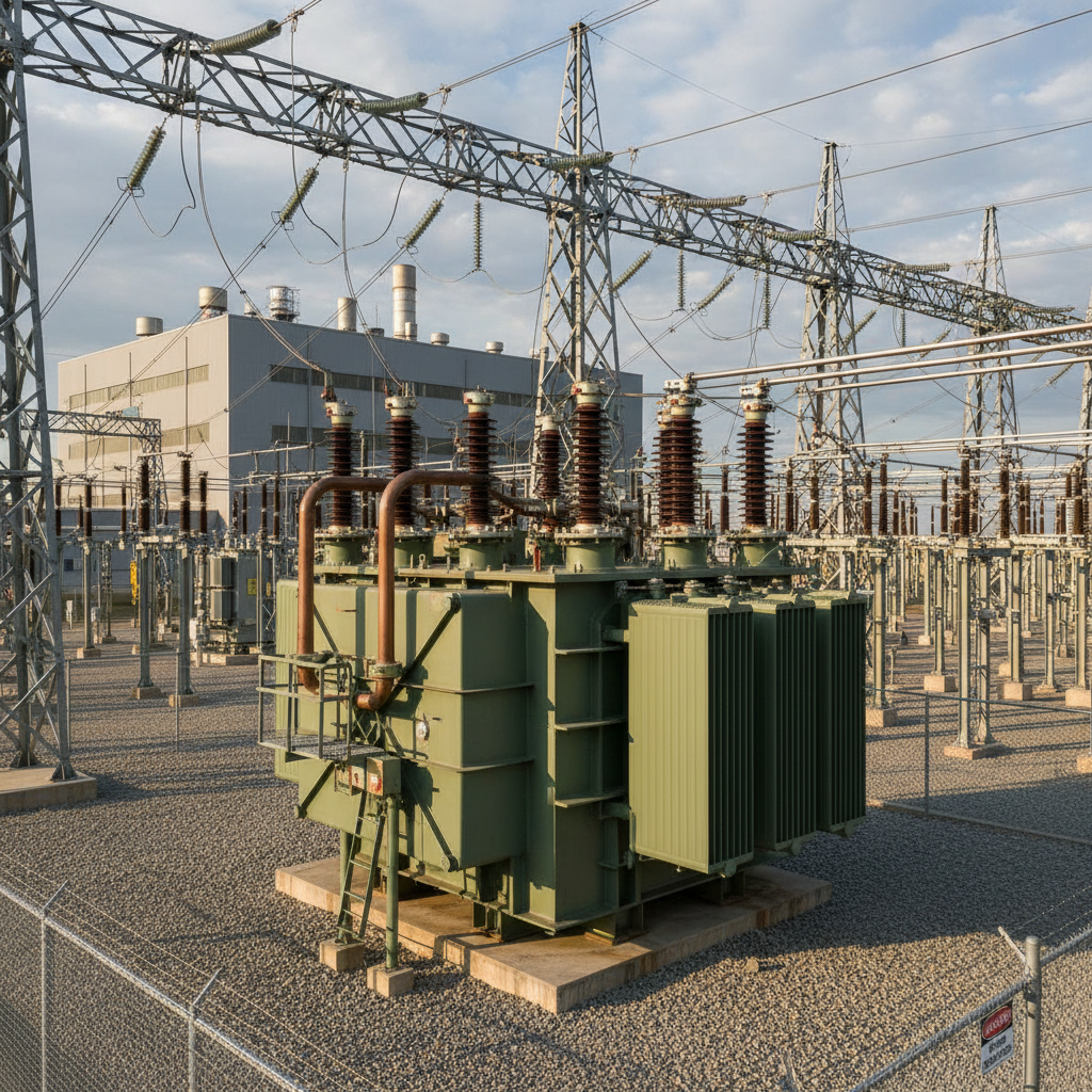 Power Grid Transformer For Industrial Substation Power Supply