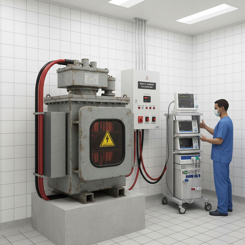 Power Oil Transformer For Safe Isolation Of Medical Equipment
