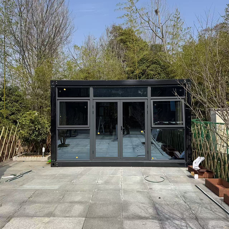 STC Full Glass Curtain Wall Container House— Premium Temporary & Permanent Office
