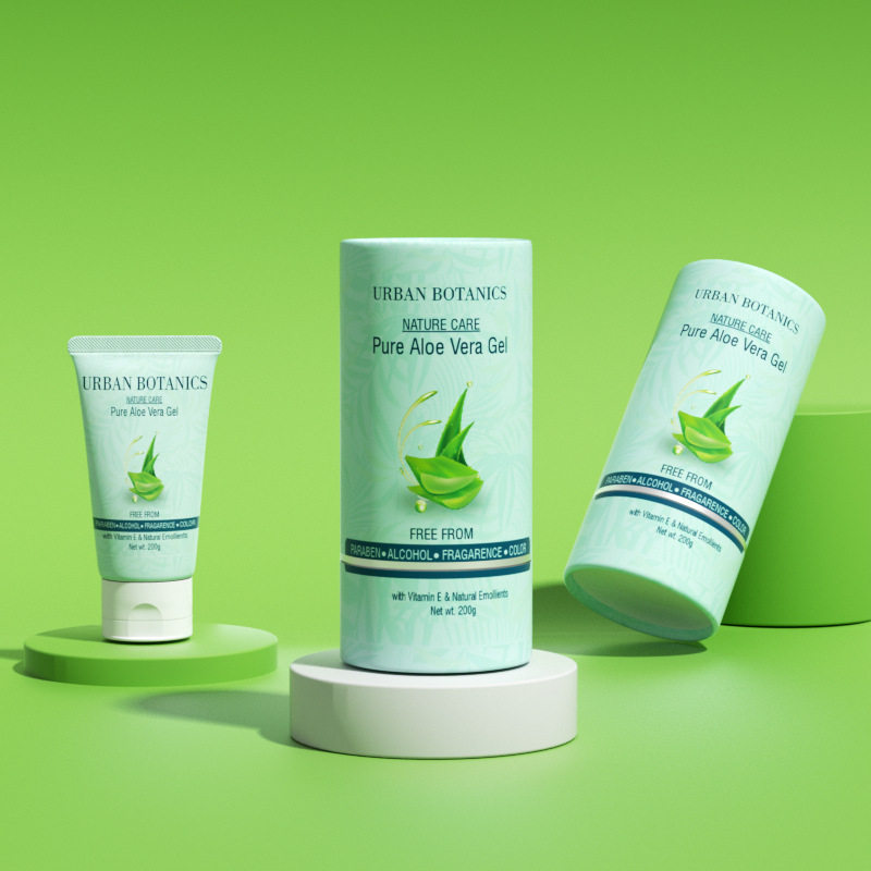 Cusrom Recycled Paper Tube Packaging with EVA for Skincare (1).jpg