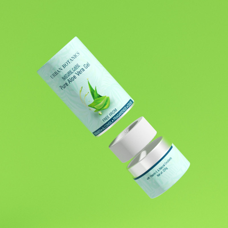 Cusrom Recycled Paper Tube Packaging with EVA for Skincare (2).jpg