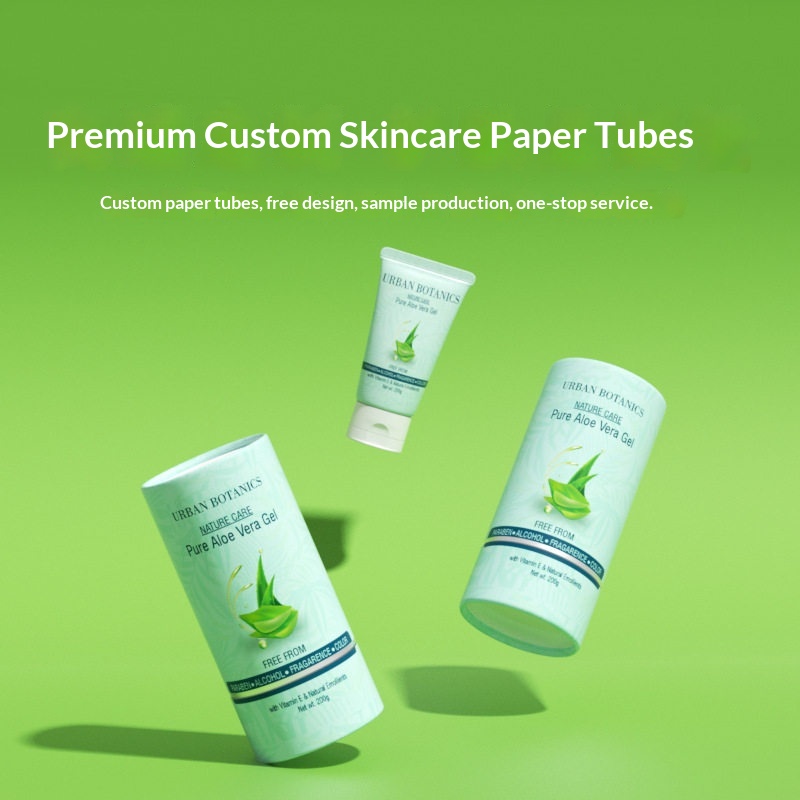 Cusrom Recycled Paper Tube Packaging with EVA for Skincare (3).jpg