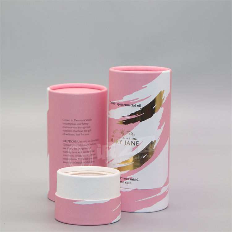 Custom Eco-Friendly Paper Tube Packaging for PerfumeEssential Oil (Gold Foil) (2).jpg