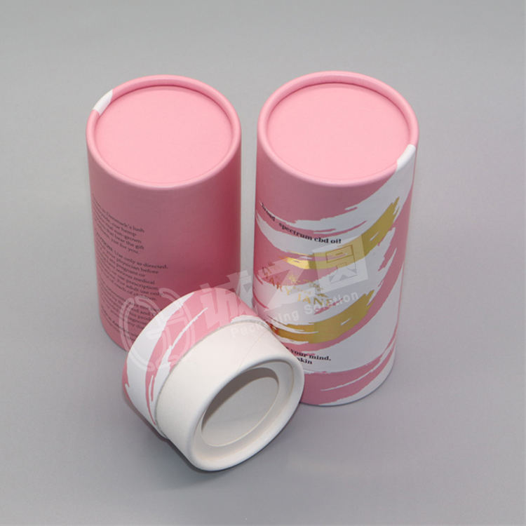 Custom Eco-Friendly Paper Tube Packaging for PerfumeEssential Oil (Gold Foil) (3).jpg