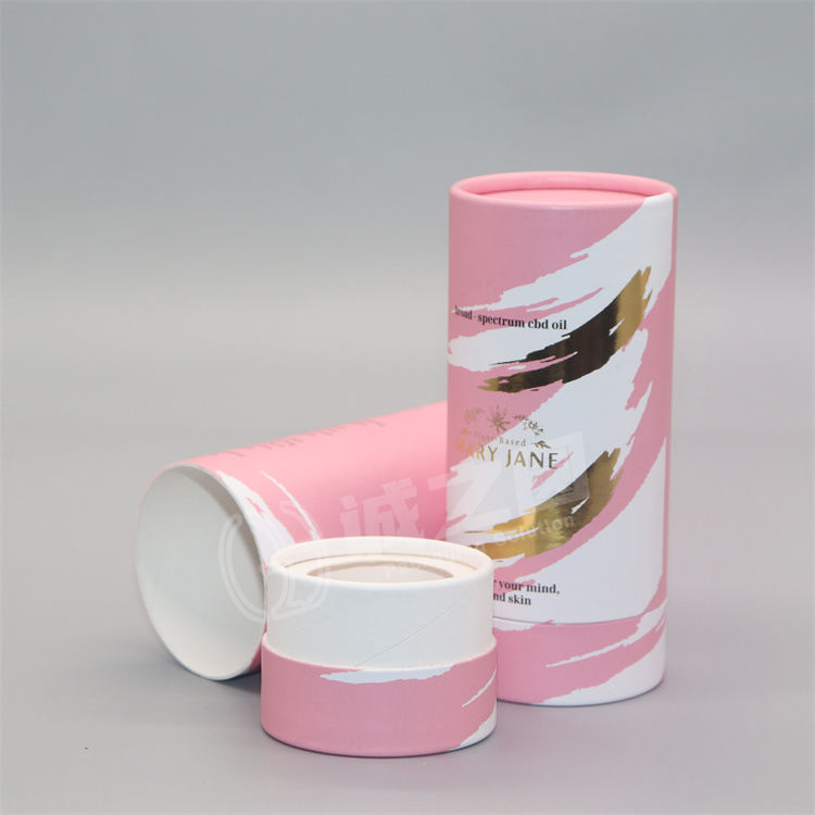 Custom Eco-Friendly Paper Tube Packaging for PerfumeEssential Oil (Gold Foil) (4).jpg