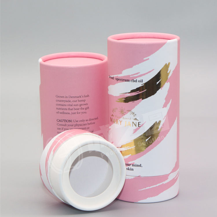 Custom Eco-Friendly Paper Tube Packaging for PerfumeEssential Oil (Gold Foil) (5).jpg