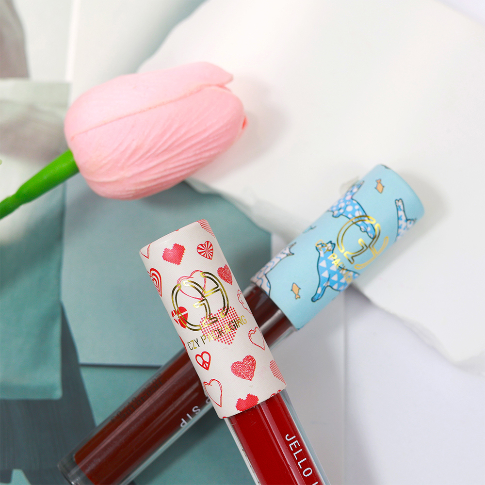 Recyclable Custom Patterned Paper Cap Packaging for Lip Gloss Tubes (6).jpg