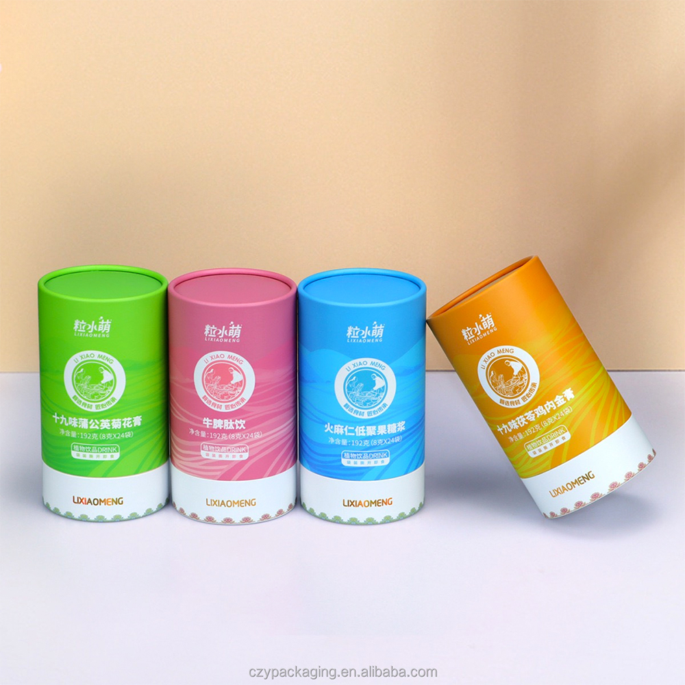 Custom Biodegradable Paper Tube Packaging for Beverage & Powder (5).jpg